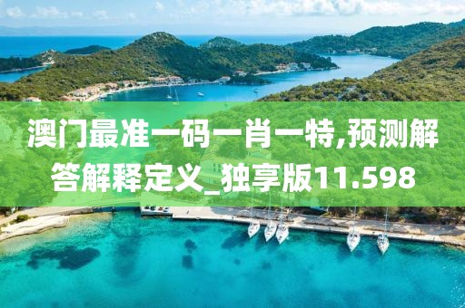 澳門最準一碼一肖一特,預(yù)測解答解釋定義_獨享版11.598