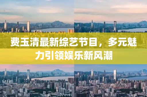 費(fèi)玉清最新綜藝節(jié)目，多元魅力引領(lǐng)娛樂新風(fēng)潮