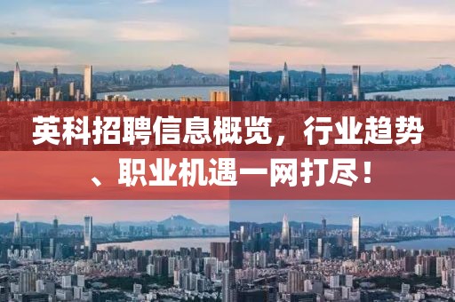 英科招聘信息概覽，行業(yè)趨勢、職業(yè)機遇一網打盡！