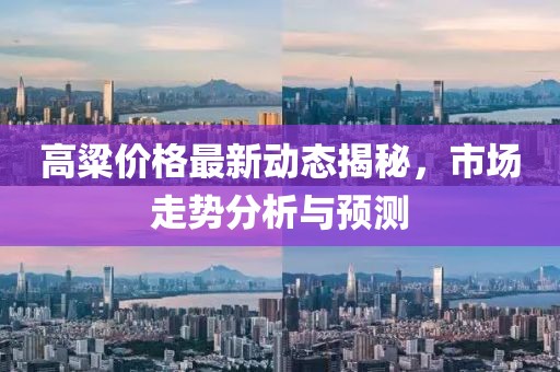 高粱價(jià)格最新動(dòng)態(tài)揭秘，市場(chǎng)走勢(shì)分析與預(yù)測(cè)