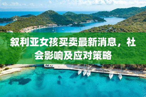 敘利亞女孩買賣最新消息，社會影響及應(yīng)對策略