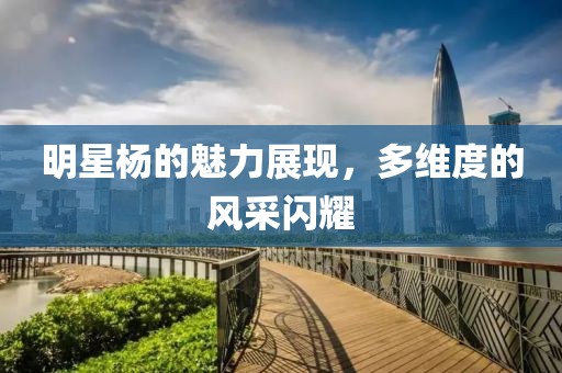 明星楊的魅力展現(xiàn)，多維度的風(fēng)采閃耀