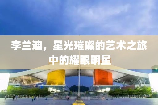 李蘭迪，星光璀璨的藝術(shù)之旅中的耀眼明星