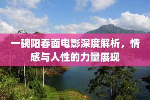 一碗陽(yáng)春面電影深度解析，情感與人性的力量展現(xiàn)