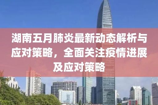 湖南五月肺炎最新動態(tài)解析與應對策略，全面關(guān)注疫情進展及應對策略