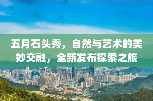 五月石頭秀，自然與藝術(shù)的美妙交融，全新發(fā)布探索之旅