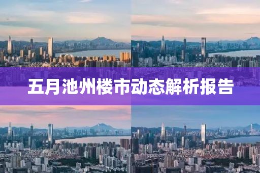 五月池州樓市動態(tài)解析報告