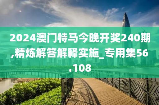 2024澳門特馬今晚開獎240期,精煉解答解釋實(shí)施_專用集56.108