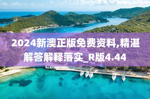 2024新澳正版免費資料,精湛解答解釋落實_R版4.44